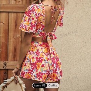 Floral Two Piece set